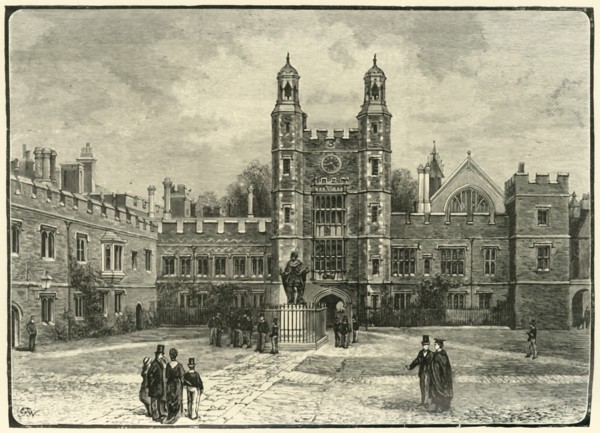 'The Quadrangle, Eton', 1898. Creator: Unknown.