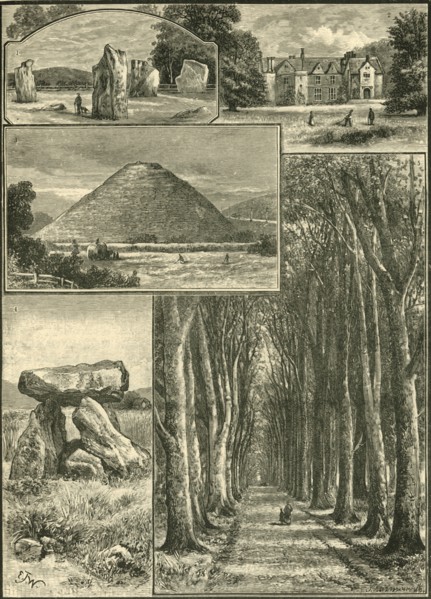 'Avebury. Littlecote. Silbury. Devil's Den. Grand Avenue.', 1898. Creator: Unknown.