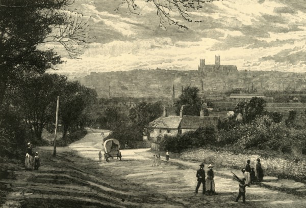 'Distant View of Lincoln', 1898. Creator: Unknown.