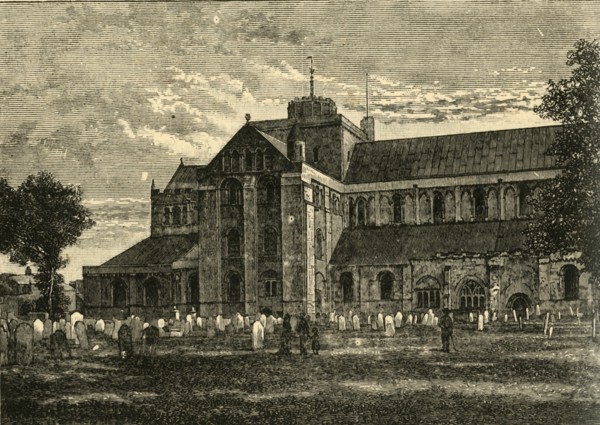 'Romsey Abbey', 1898. Creator: Unknown.