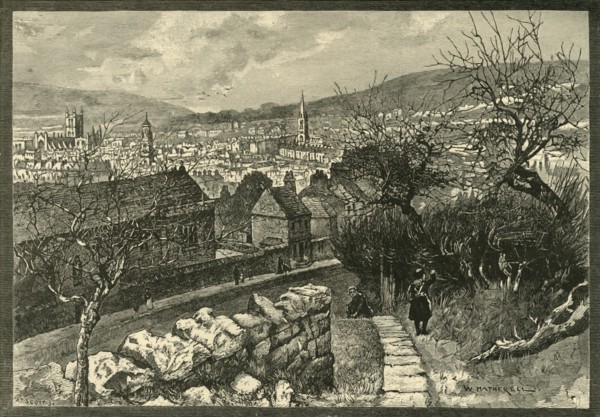 'Bath, from Beechen Cliff', 1898. Creator: Unknown.