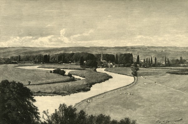 'Great Marlow, from Quarry Woods', 1898. Creator: Unknown.