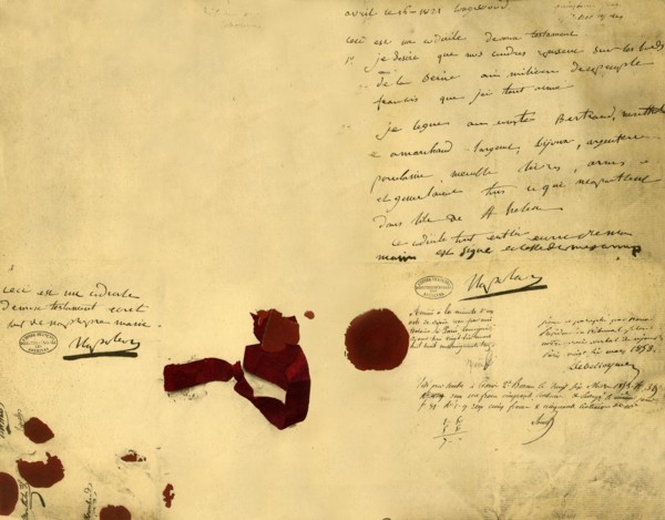 Napoleon's will, 16 April 1821, (1921).  Creator: Unknown.
