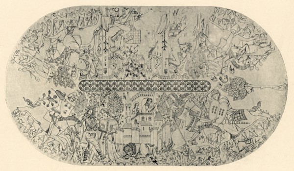 'Painting on the Ceiling of the Hall of Justice, No. 3', 1907.  Creator: Unknown.