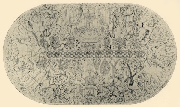 'Painting on the Ceiling of the Hall of Justice, No. 1', 1907.  Creator: Unknown.