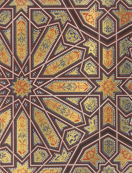 'Part of ceiling of the Portico of the Court of the Fish Pond', 1907. Creator: Unknown.