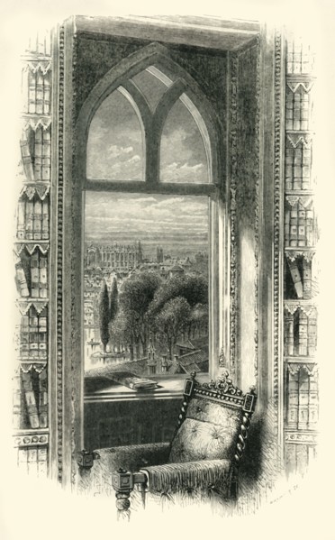 'View from the Library Window', c1870.