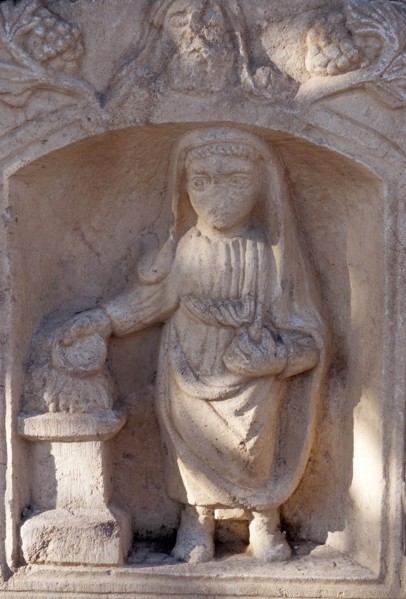 Algeria, Lambaesis, tombstones