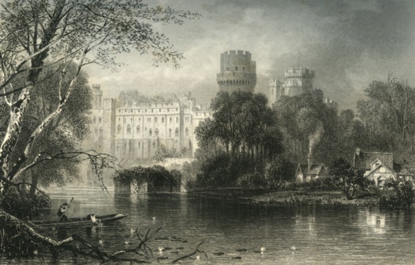 'Warwick Castle', c1870.