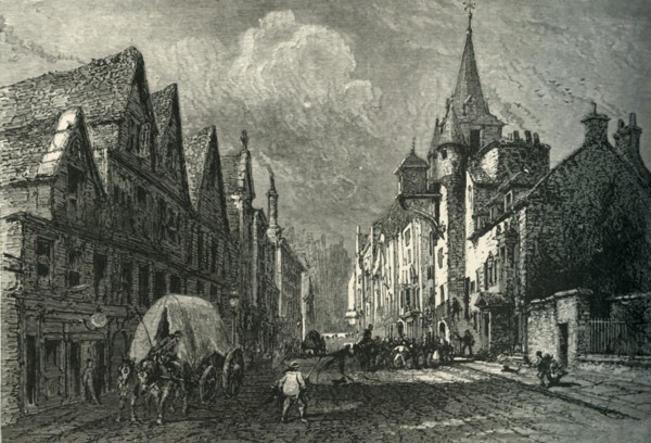 'The Canongate Tolbooth', c1870.