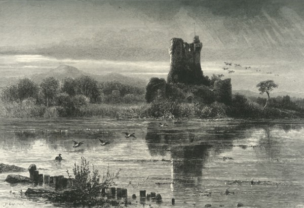 'Ross Castle, Killarney', c1870.