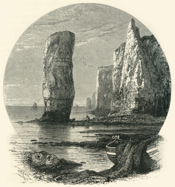 'Rocks near Bournemouth', c1870.