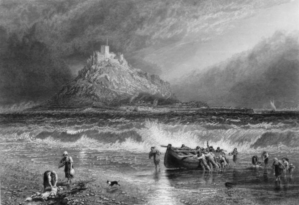 'St. Michael's Mount, Cornwall', c1870.