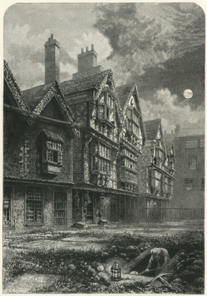 'St. Peter's Hospital, Bristol', c1870.
