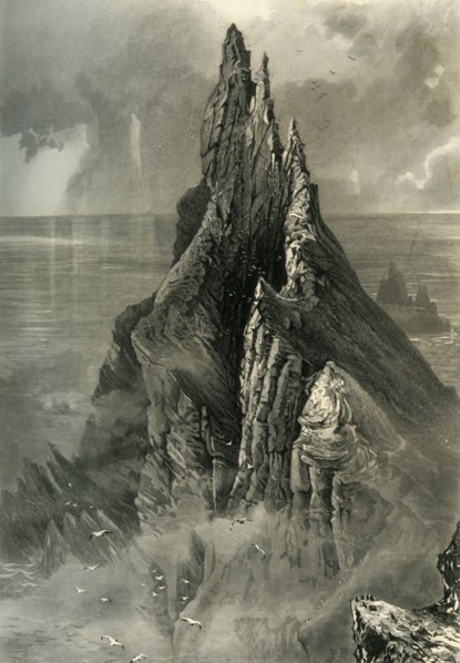 'The Bent Cliff (West Coast of Ireland)', c1870.