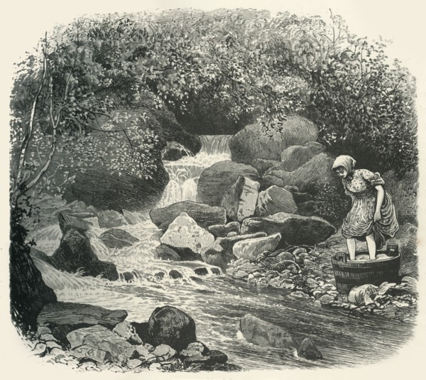 'On a Highland Stream', c1870.