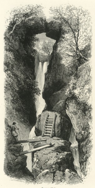 'Dungeon Ghyl', c1870.