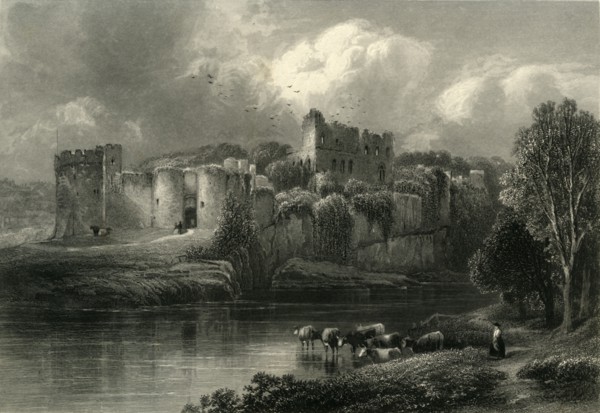 'Chepstow Castle', c1870.