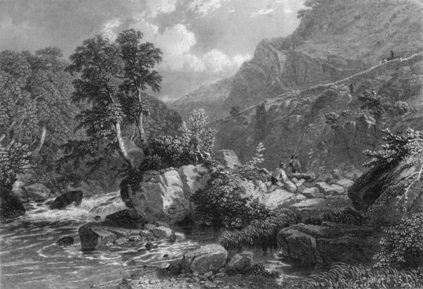 'On the Lynn', c1870.