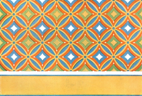 Painted ceiling in the tomb of Amenemhet at Thebes, Egypt, (1928). Creator: Unknown.