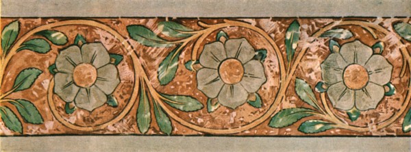 Decoration in the cloister of the collegiate church at Aschaffenburg, Bavaria, Germany, (1928). Creator: Unknown.