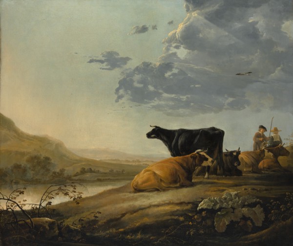 Young Herdsmen with Cows, ca. 1655-60. Creator: Aelbert Cuyp.