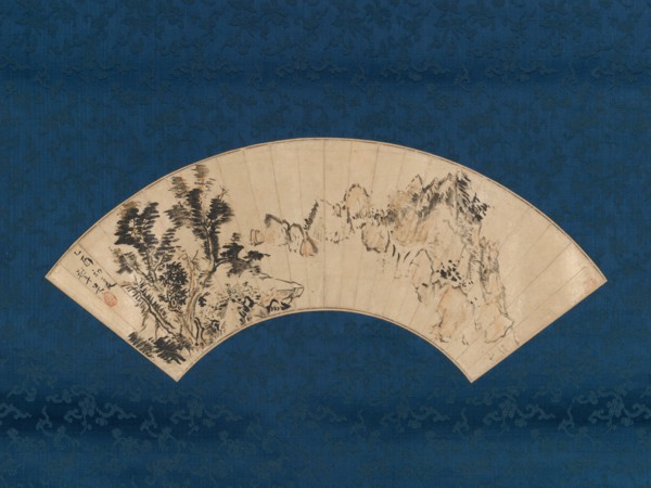 Preparing Tea by a Mountain Gorge, 1825. Creator: Aoki Mokubei.