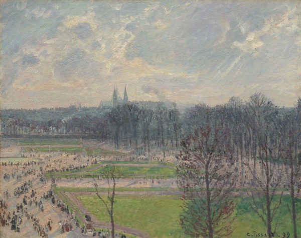 The Garden of the Tuileries on a Winter Afternoon, 1899. Creator: Camille Pissarro.
