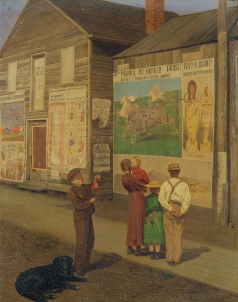 Coming Events Cast Their Shadows Before, 1871. Creator: Charles Caleb Ward.