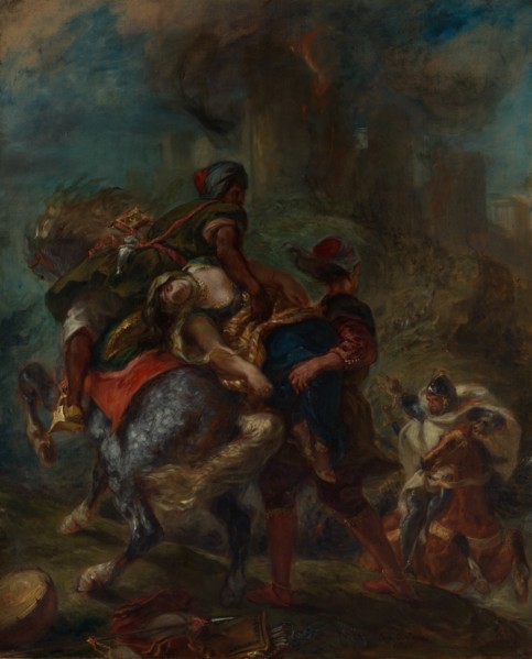 The Abduction of Rebecca, 1846. Creator: Eugene Delacroix.