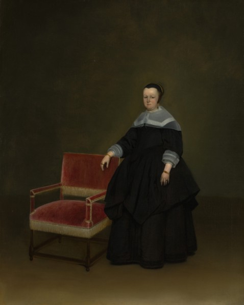 Margaretha van Haexbergen (1614-1676), ca. 1666-67. Creator: Gerard Terborch II.