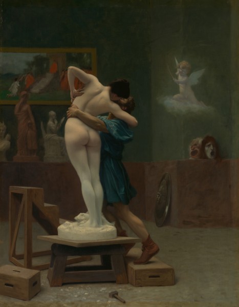 Pygmalion and Galatea, ca. 1890. Creator: Jean-Leon Gerome.