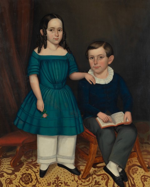 John and Louisa Stock, 1845. Creator: Joseph Whiting Stock.