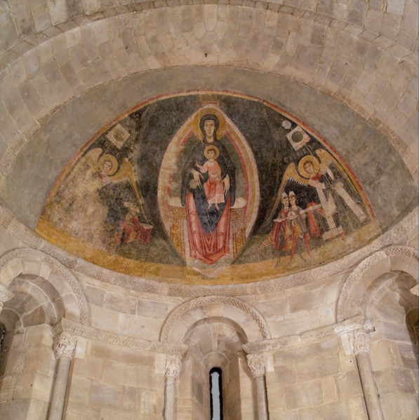 The Virgin and Child in Majesty and the Adoration of the Magi, ca. 1100. Creator: Master of Pedret.