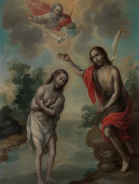 The Baptism of Christ, 1773. Creator: Nicolás Enríquez.