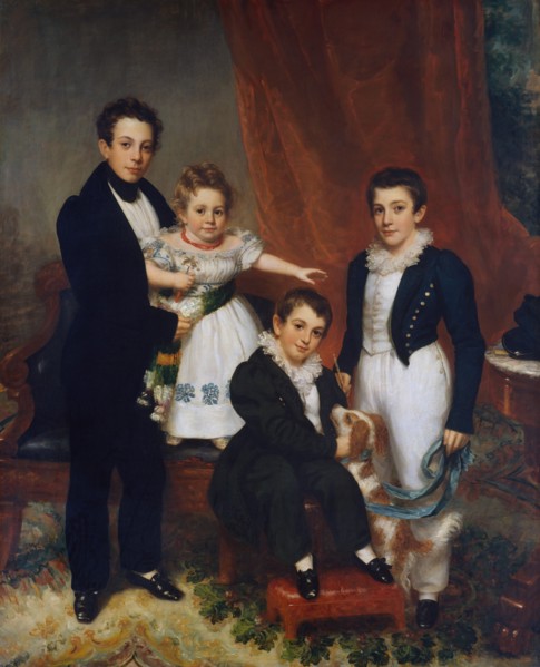 The Knapp Children, ca. 1833-34. Creator: Samuel Lovett Waldo.