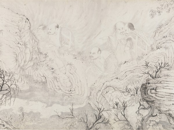 The Sixteen Luohans, dated 1667. Creator: Shitao.