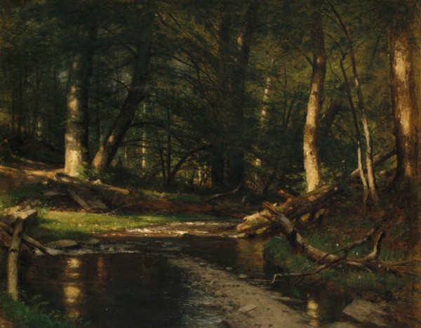 The Brook in the Woods, ca. 1885-86. Creator: Worthington Whittredge.
