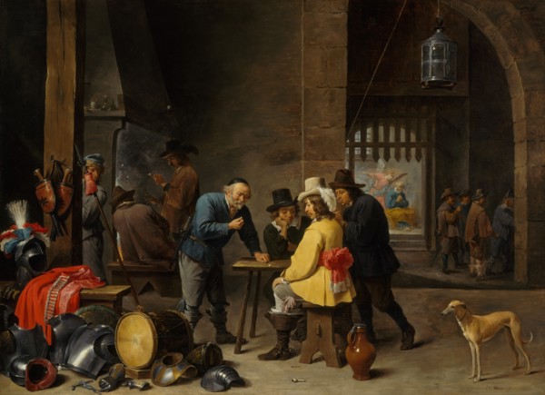 Guardroom with the Deliverance of Saint Peter, ca. 1645-47. Creator: David Teniers II.