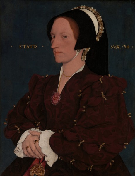 Lady Lee (Margaret Wyatt, born about 1509), early 1540s. Creator: Workshop of Hans Holbein the Younger.