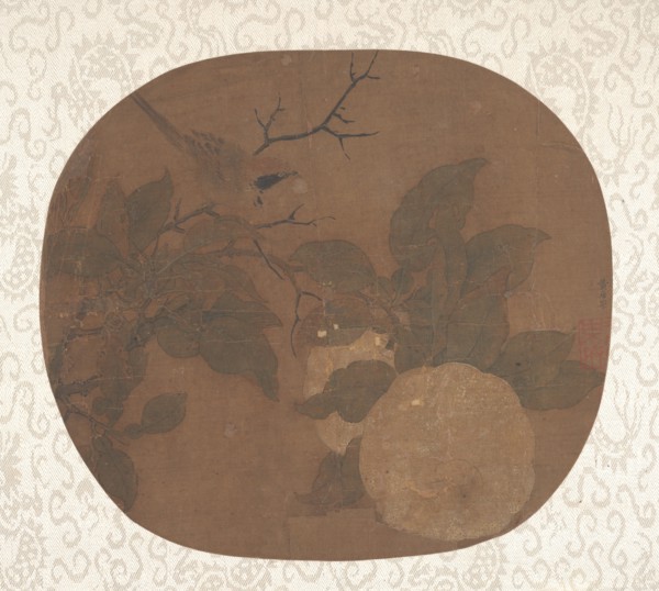 Bird on a Camellia Branch, ca. 1000. Creator: Unknown.