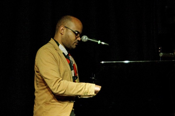 Benjamin Burrell, Carmen Souza's Silver Messengers, Verdict Jazz Club, Brighton East Sussex, 2019. Creator: Brian O'Connor.