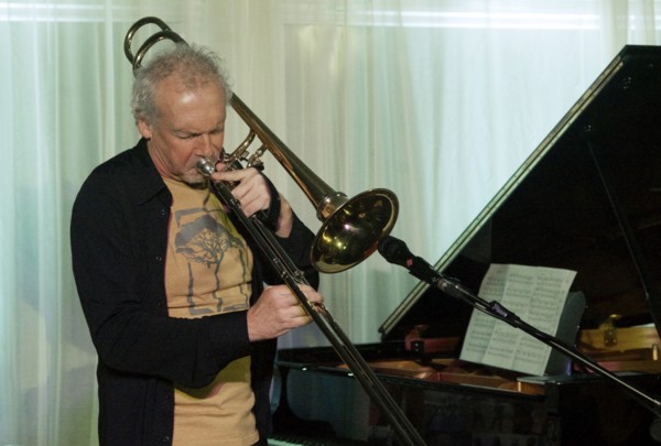 Christian Muthspiel, Simple Songs, Watermill Jazz Club, Dorking, Surrey, 2019. Creator: Brian O'Connor.