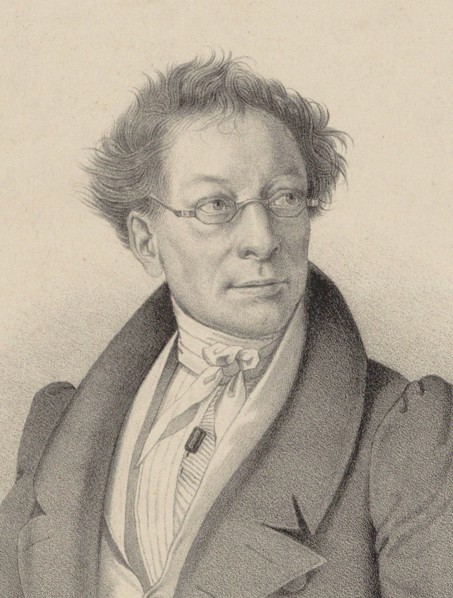 Portrait of the composer Anton Liste (1772-1832). Creator: Scheuchzer, Caspar (1808-1874).
