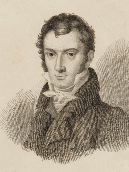 Portrait of the violinist and composer Josef Mayseder (1789-1863), 1824. Creator: Anonymous.