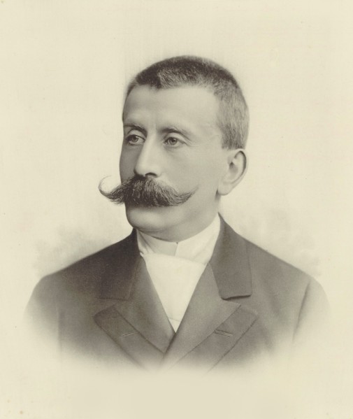 Portrait of pianist and composer Moritz Moszkowski (1854-1925). Creator: Anonymous.
