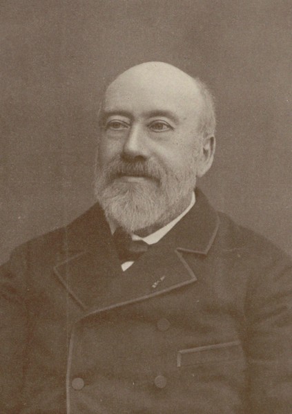 Portrait of the composer and chansonnier Gustave Nadaud (1820-1893), 1880. Creator: Anonymous.