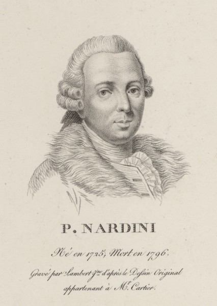 Portrait of the violinist and composer Pietro Nardini (1722-1793). Creator: Lambert, Jean Baptiste Ponce (active 1785-1820).