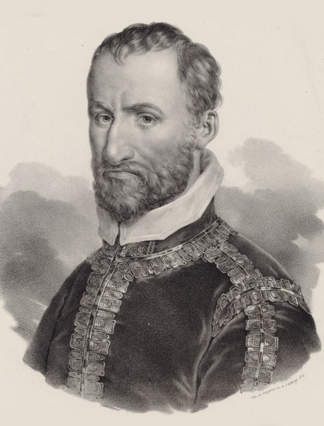 Portrait of the composer Giovanni Pierluigi da Palestrina (1526-1594), 1828. Creator: Hesse, Henri-Joseph (1781-1849).