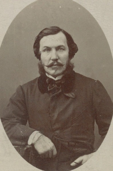 Portrait of pianist and composer Alfred Quidant (1815-1893). Creator: Photo studio Nadar.